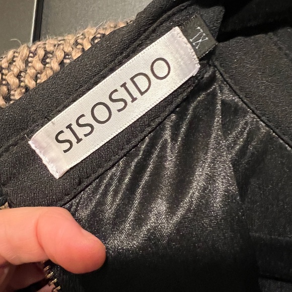 60's style tweed long sleeve shirt or mini dress - Picture 3 of 3